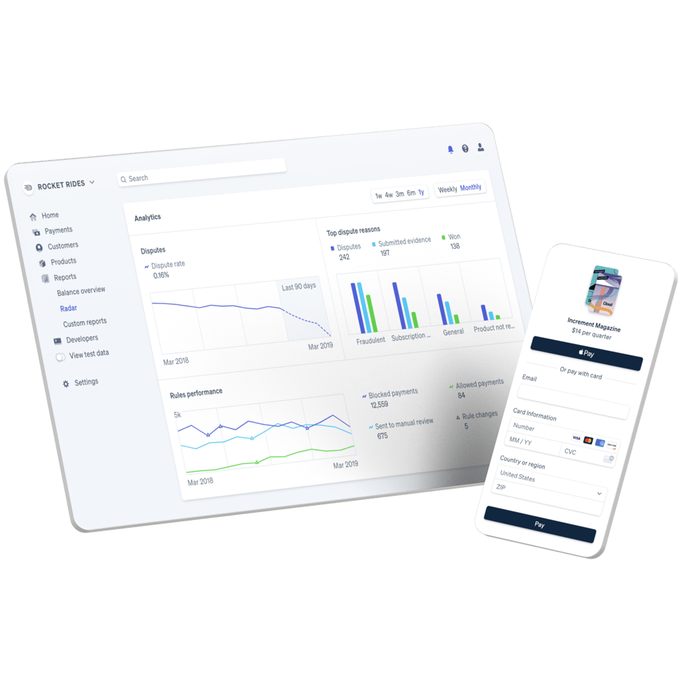 Skjermbilde/illustrasjon av adminpanel med oversikt